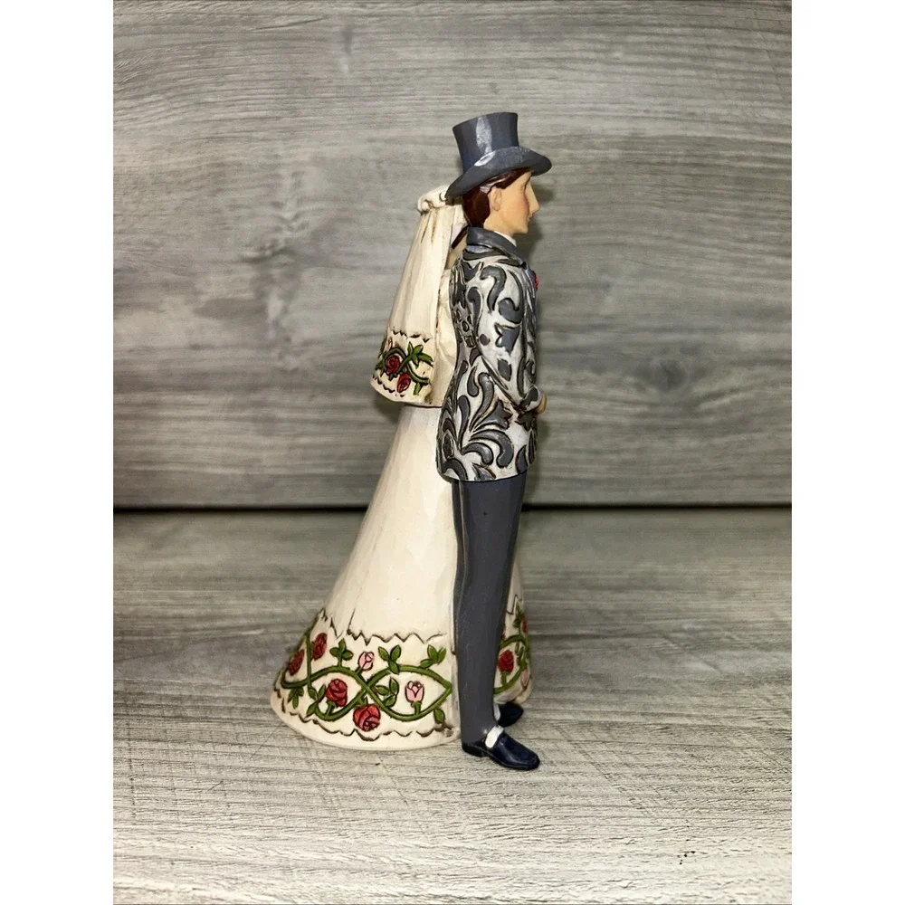JIM SHORE HEARTWOOD CREEK WEDDING CAKE TOPPER LOVE MARRIAGE I DO BRIDE GROOM E4